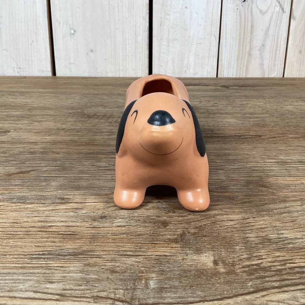 Daisy the Dachshund Ceramic Planter 8.5” x 2.5” x 2.5” - Picture 6 of 12